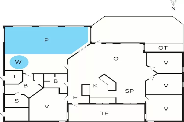 10 Personen Ferienhaus in Hjørring-Grundriss