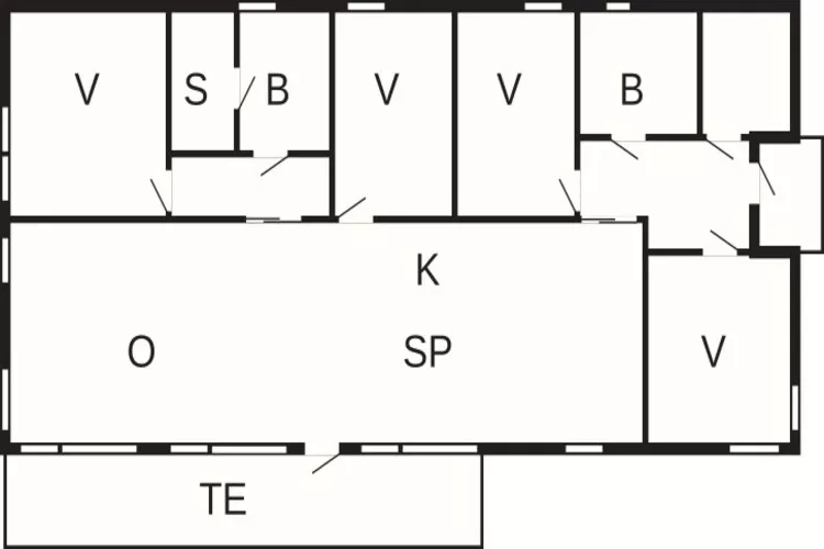 10 Personen Ferienhaus in Fåvang-Grundriss