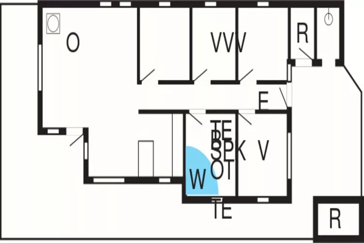 Maison de vacances pour 8 a Ringkøbing-Plan