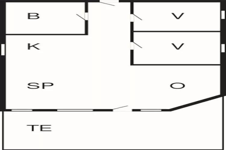 5 person holiday home in Otterup-Floor plan