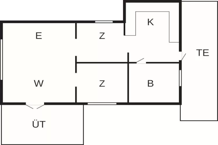 4 person holiday home in Assens-Floor plan