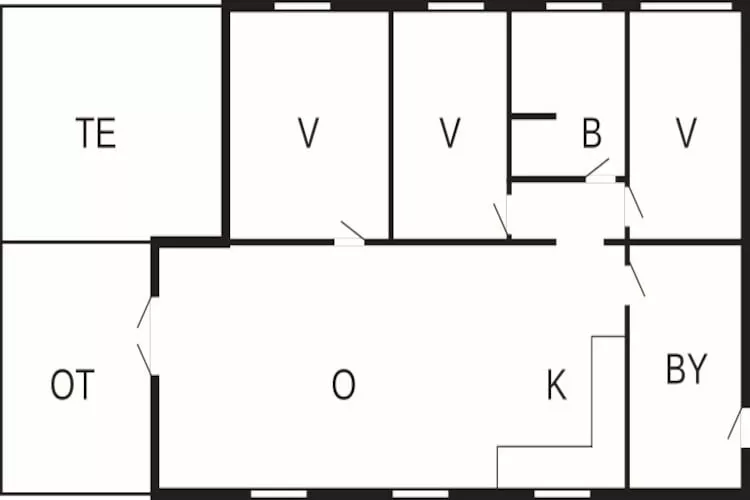 6 Personen Ferienhaus in Fårvang-Grundriss