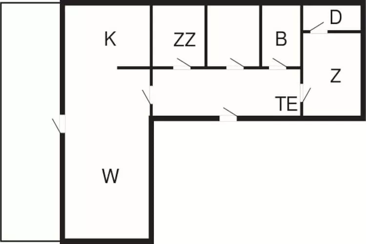 6 person holiday home in Løgstør-Floor plan