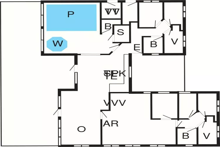 Maison de vacances pour 18 a Ringkøbing-Plan