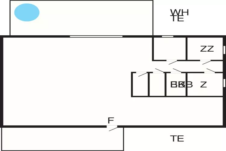 9 person holiday home in Tystberga-Floor plan