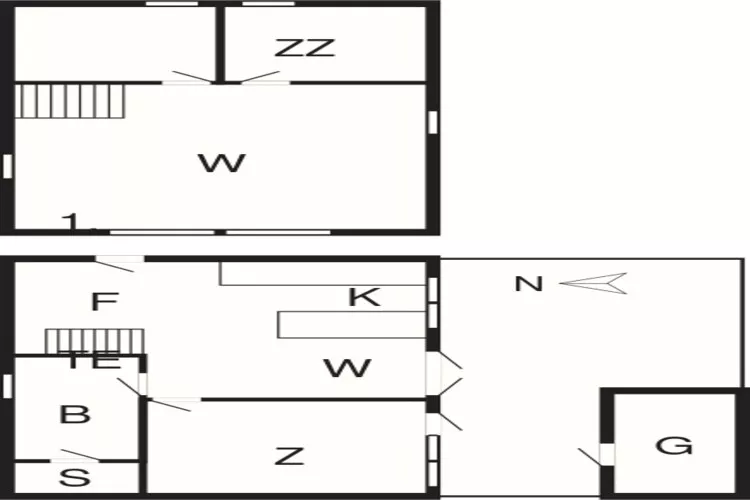 6 Personen Ferienhaus in Thisted-Grundriss