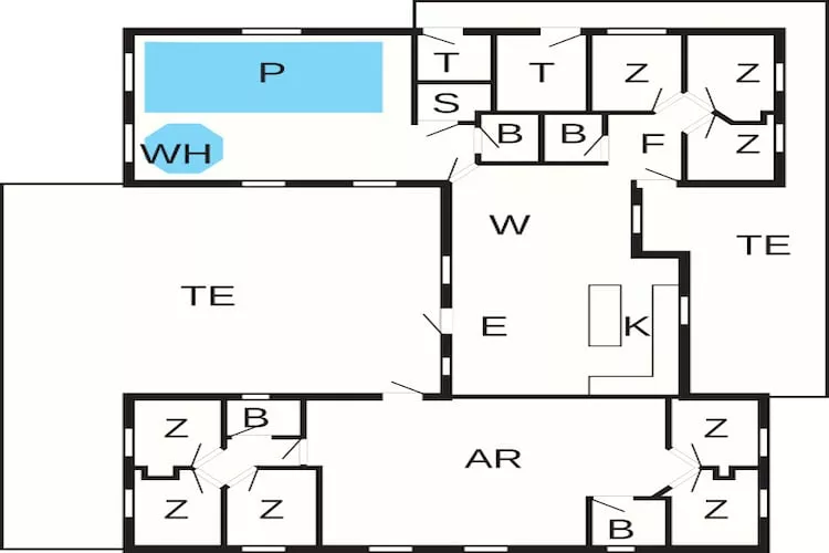 Maison de vacances pour 22 a Idestrup-Plan