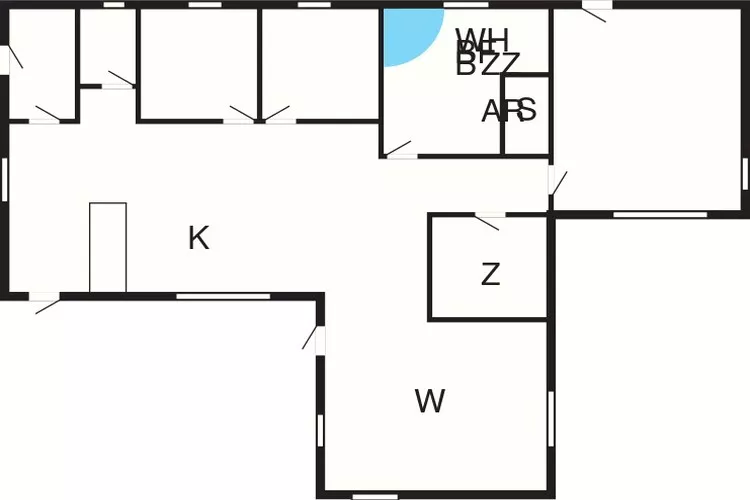 10 Personen Ferienhaus in Juelsminde-Grundriss