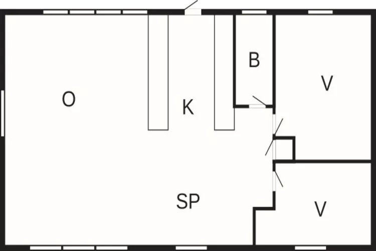 5 person holiday home in Fanø-Floor plan