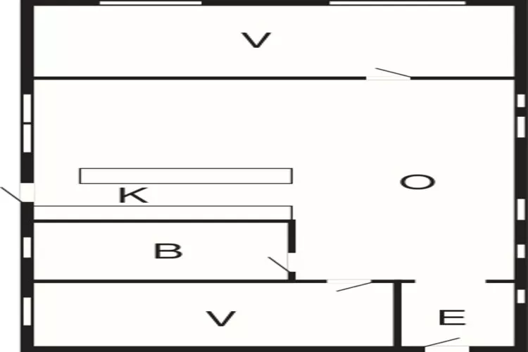 5 person holiday home in Hurup Thy-Floor plan