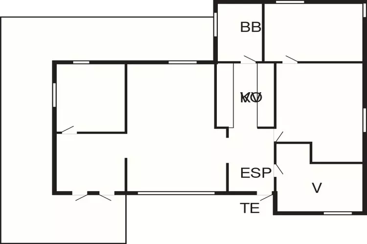 5 person holiday home in TRELLEBORG-Floor plan