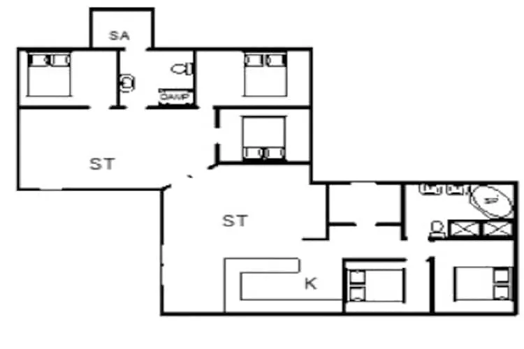 Luxurious Retreat in Henne Strand-By Traum-Floor plan
