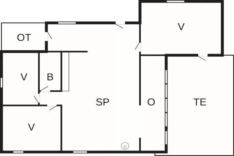 6 person holiday home in Væggerløse-Floor plan