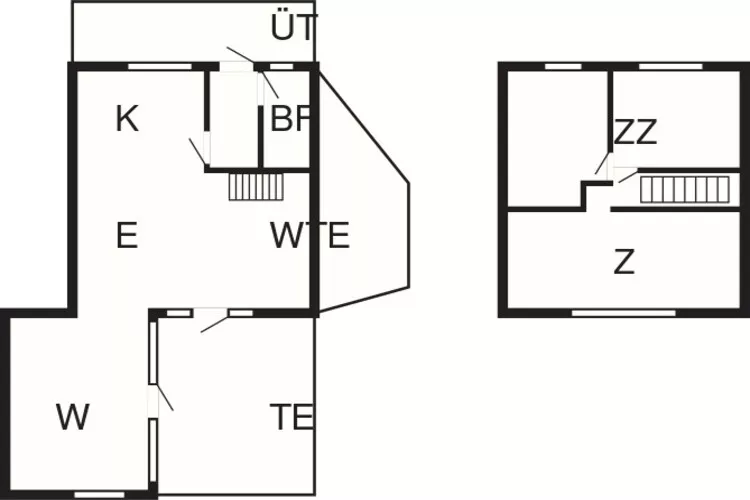 Maison de vacances pour 5 a Fanø-Plan