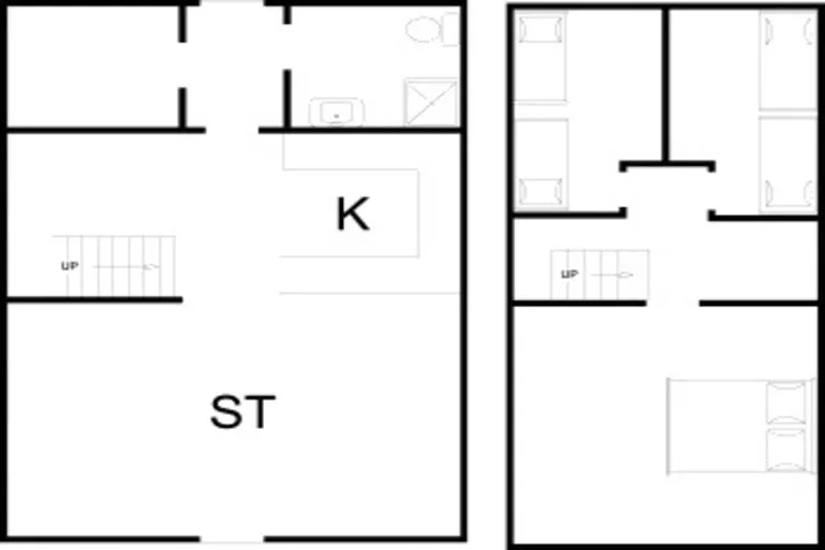 6 person holiday home in Henne-Floor plan
