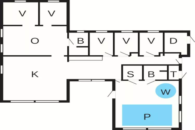 16 person holiday home in Glesborg-Floor plan