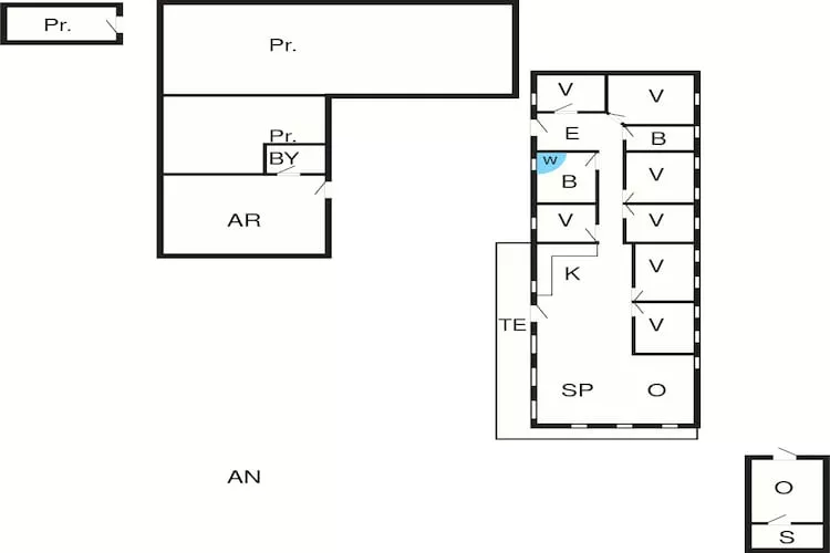 Maison de vacances pour 16 a Nykøbing M-Plan d'étage