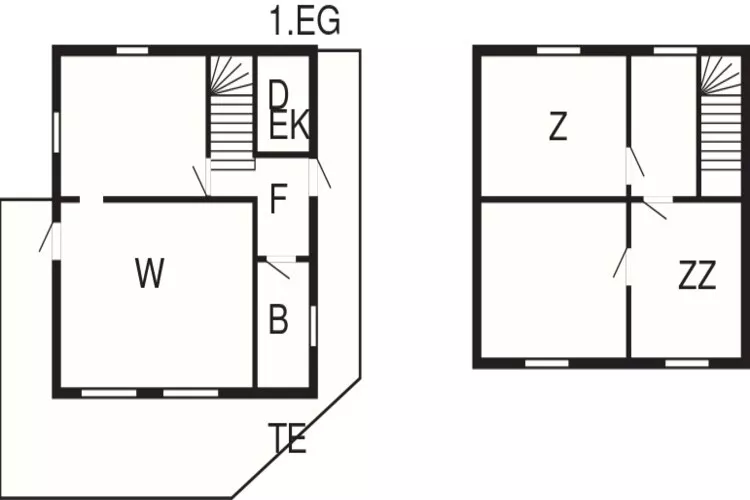 6 person holiday home in Olderdalen-Floor plan