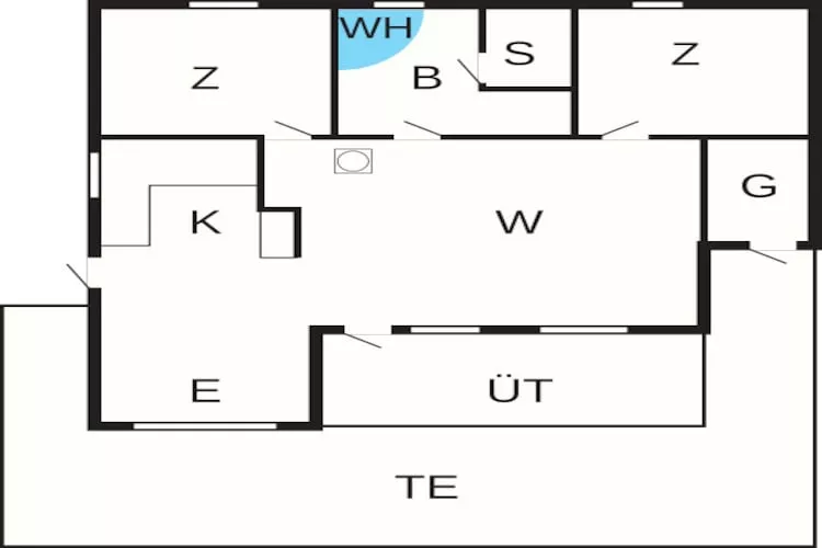 Maison de vacances pour 6 a Ringkøbing-Plan