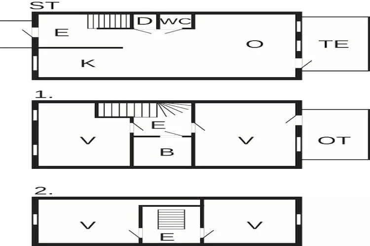Maison de vacances pour 6 a Austrheim-Plan