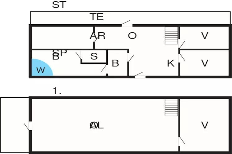 Maison de vacances pour 10 a Ranum-Plan
