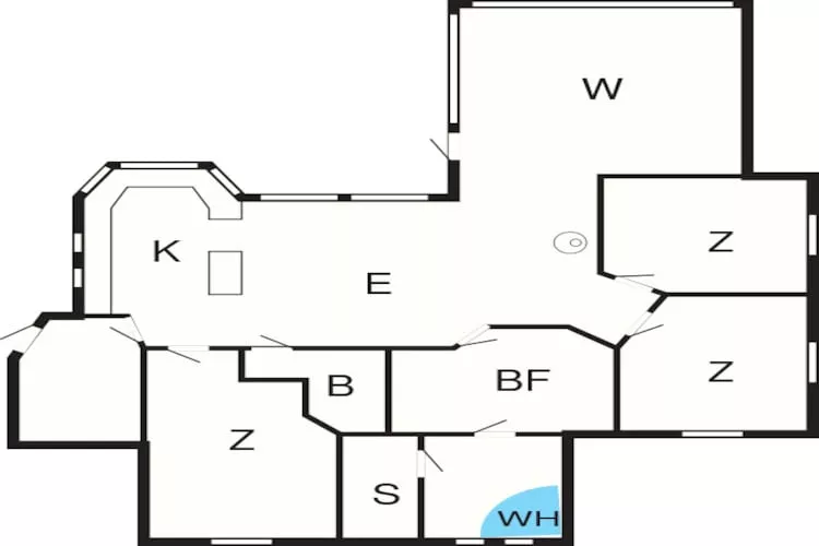 8 Personen Ferienhaus in Otterup-Grundriss