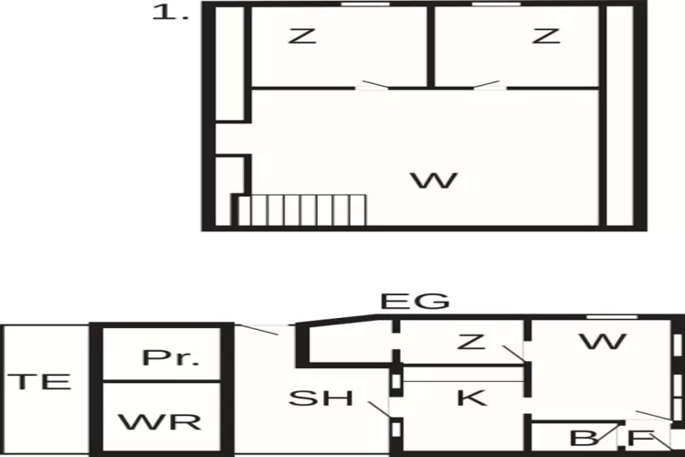6 person holiday home in Nysted-Floor plan