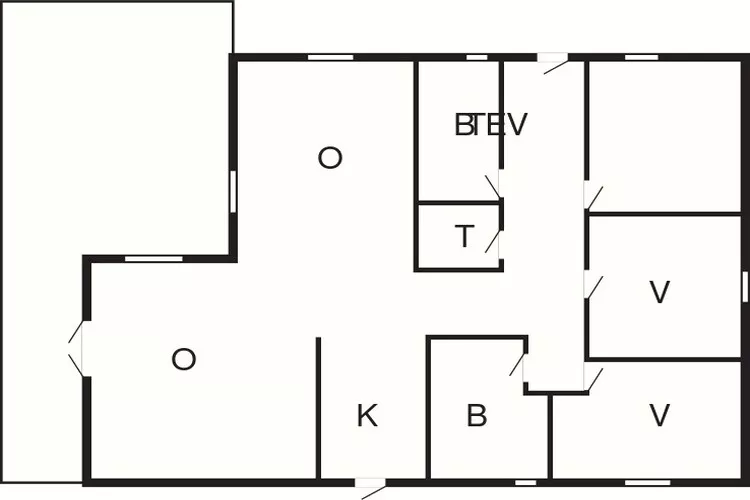 8 person holiday home in Silkeborg-Floor plan