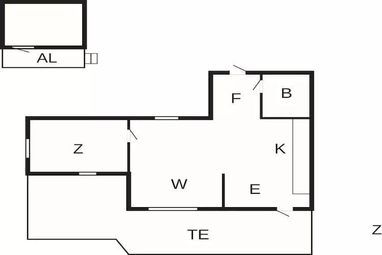 6 Personen Ferienhaus in HENÅN-Grundriss