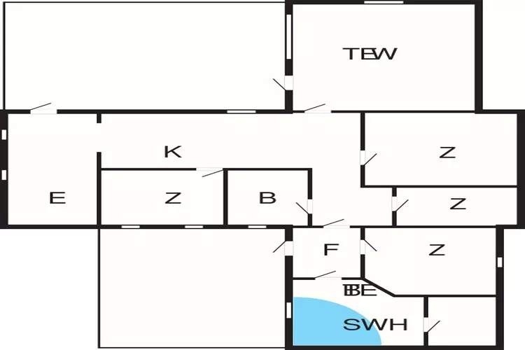 6 person holiday home in Fjerritslev-Floor plan
