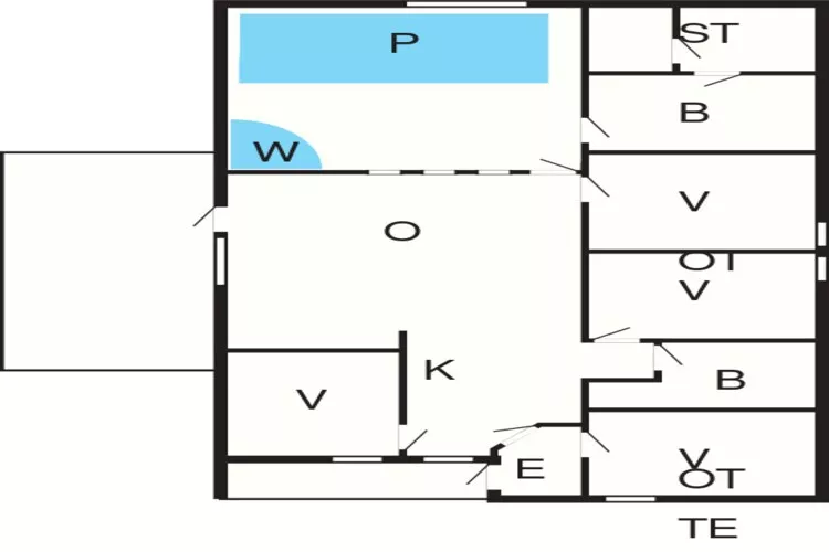 10 person holiday home in Juelsminde-Floor plan