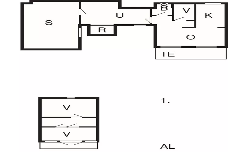 5 Personen Ferienhaus in Væggerløse-Grundriss