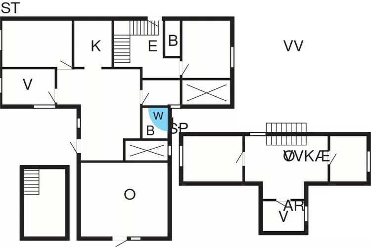 14 Personen Ferienhaus in Ulfborg-Grundriss