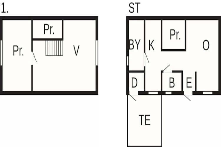 4 Personen Ferienhaus in Olofström-Grundriss