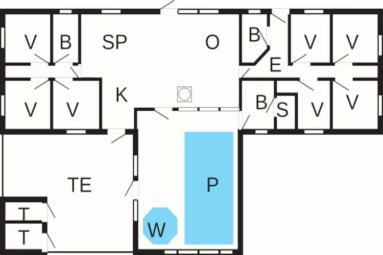 18 Personen Ferienhaus in Ulfborg-Grundriss