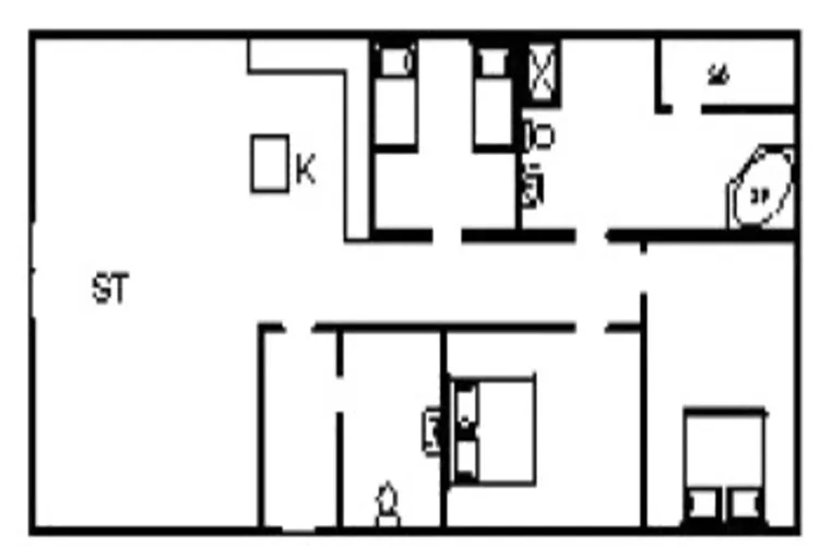 Maison de vacances pour 6 a Tarm-Plan