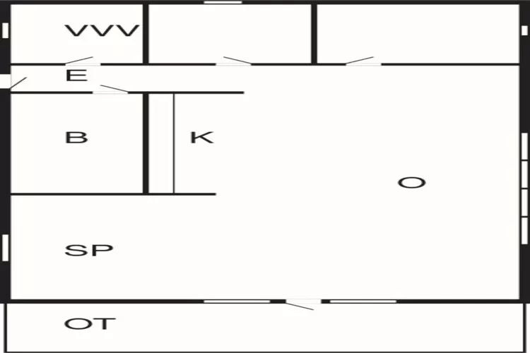 5 person holiday home in Jægerspris-Floor plan