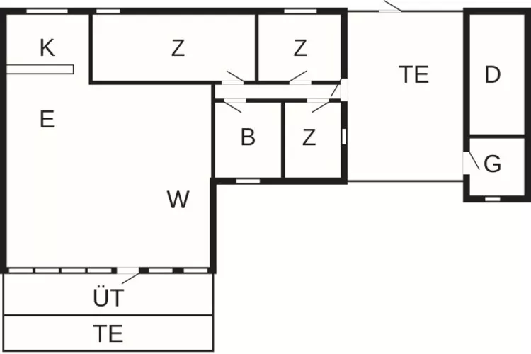 Ruhiger Ferienhaus-Ruckzug in Lokken-By Traum-Grundriss