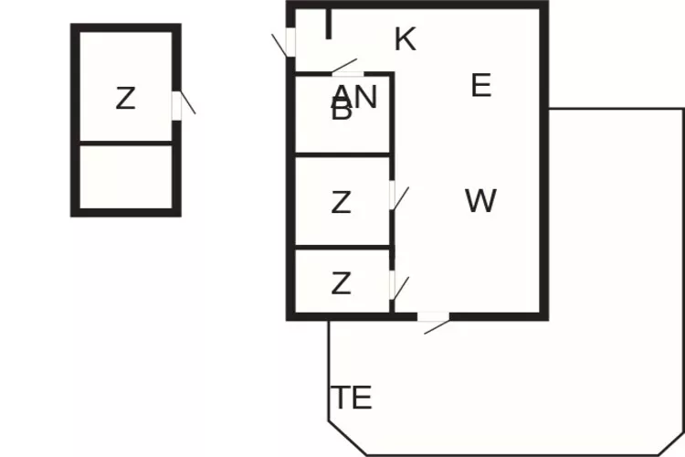 Maison de vacances pour 6 a Slagelse-Plan