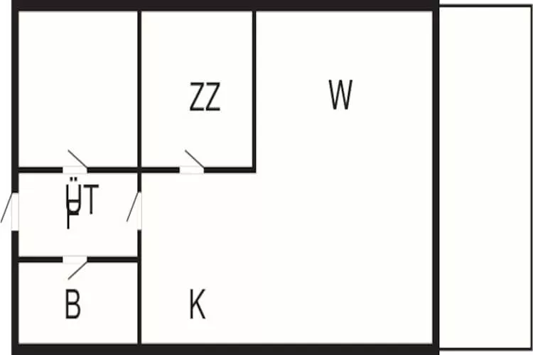 4 person holiday home in Læsø-Floor plan