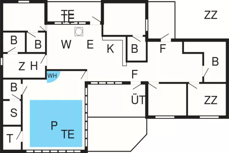 14 Personen Ferienhaus in Sæby-Grundriss
