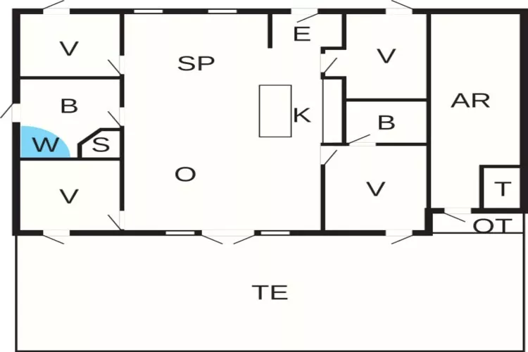 9 Personen Ferienhaus in Dannemare-Grundriss