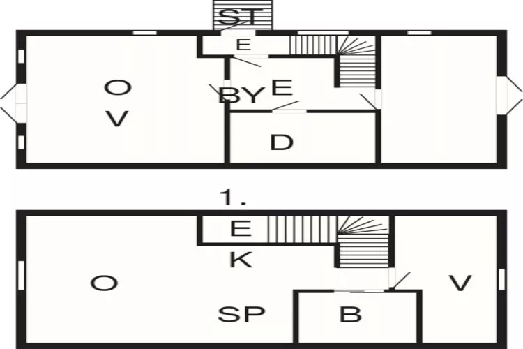 7 person holiday home in Bud-Floor plan