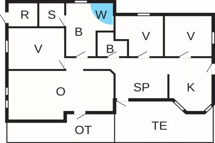 Maison de vacances pour 7 a Gilleleje-Plan