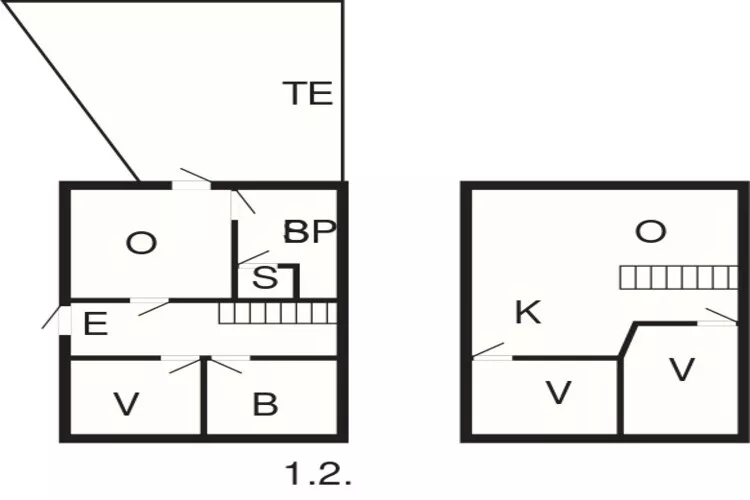Maison de vacances pour 6 a BØMLO-Plan
