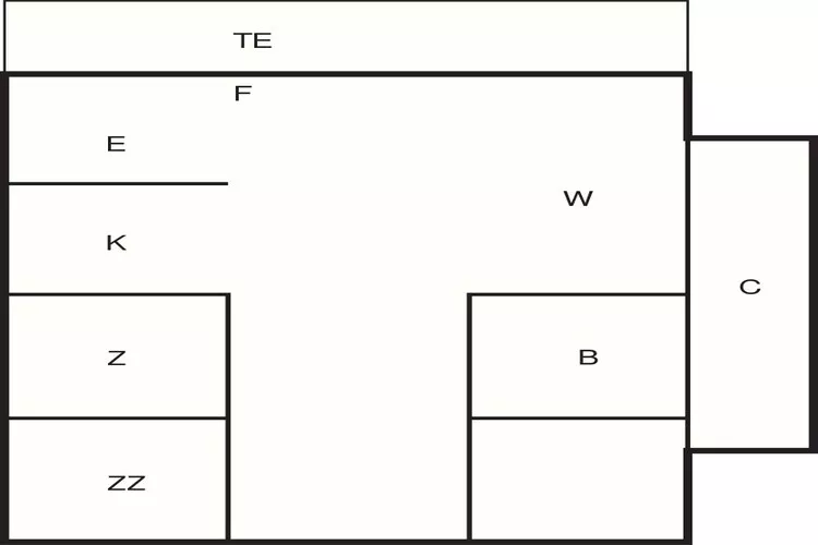 6 person holiday home in Løkken-Floor plan