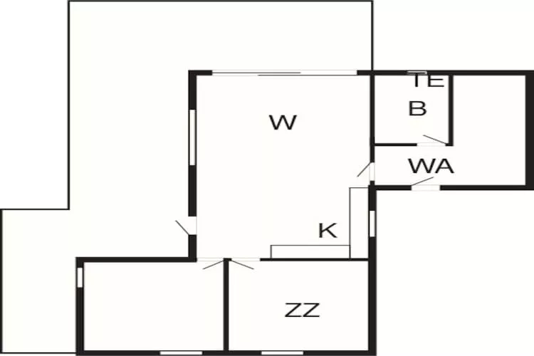 4 person holiday home in Kolding-Floor plan