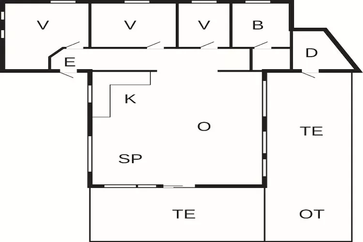 Chalet cotier confortable a Blokhus-By Traum-Plan
