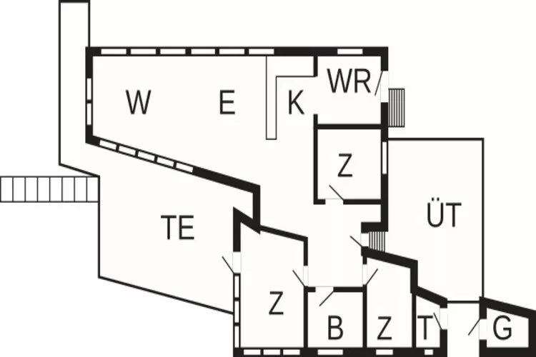6 person holiday home in Bryrup-Floor plan