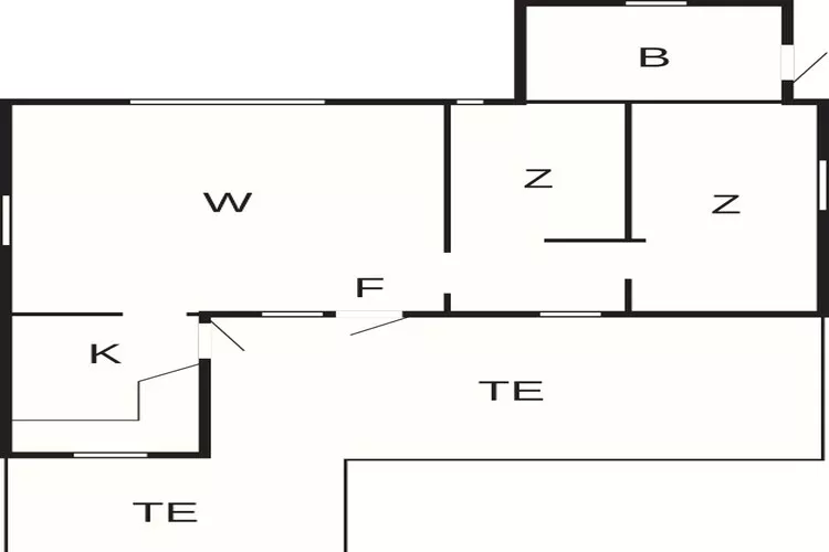 4 person holiday home in Fjerritslev-Floor plan